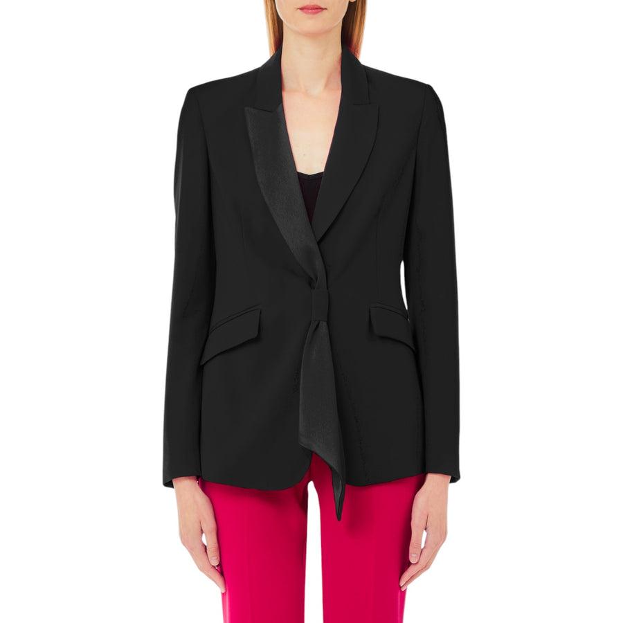 Blazer donna da completo in envers satin