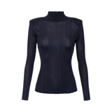 Maglia donna in filato di viscosa con dettagli logo