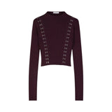 Maglia donna glam rock aderente