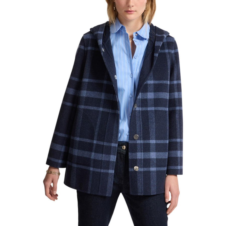 Cappotto donna casual fantasia checks