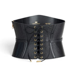 Cintura donna bustier in pelle
