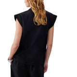 Gilet donna in misto lino