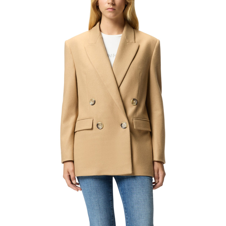 Giacca donna doppiopetto in misto lana