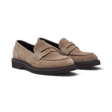Mocassini da uomo in suede