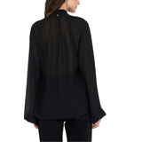 Blusa donna in georgette