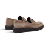 Mocassini da uomo in suede