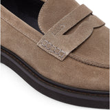 Mocassini da uomo in suede