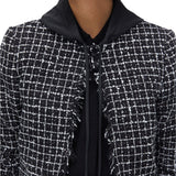 Giacca donna boxy in bouclé