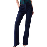 Jeans donna bootcut con dettaglio chain