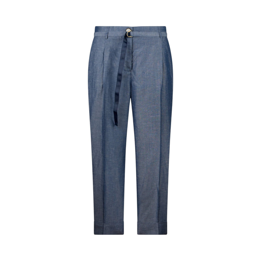 Pantaloni donna in misto lino