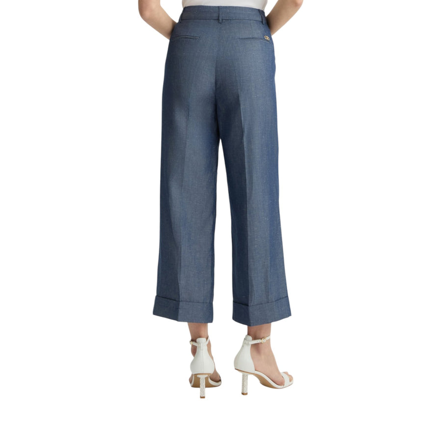 Pantaloni donna in misto lino