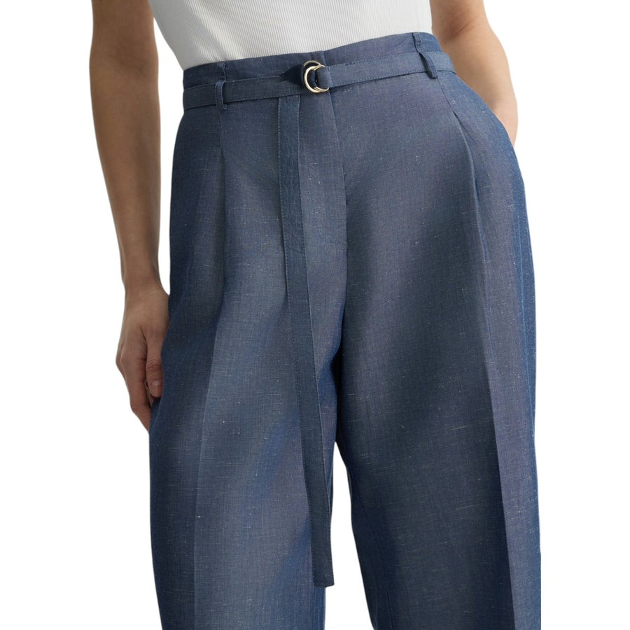 Pantaloni donna in misto lino
