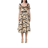 Abito donna in cotone stampato