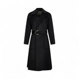 Cappotto donna in lana con cintura