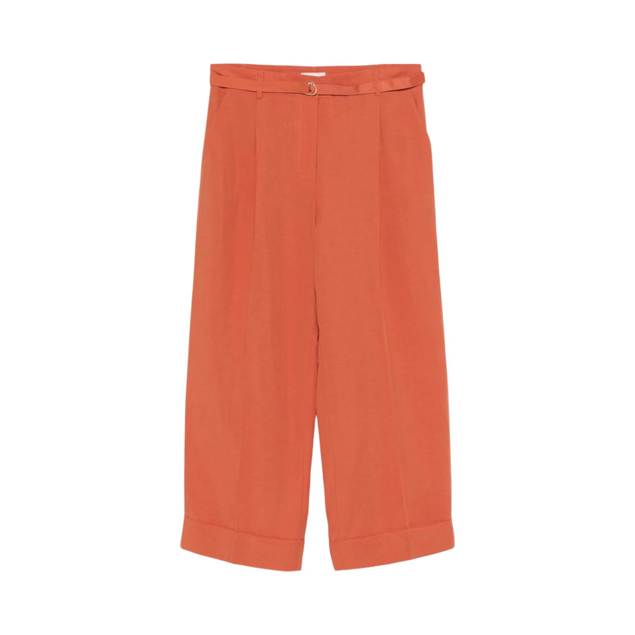 Pantaloni donna in misto lino