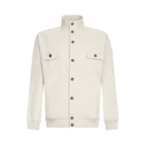 Cardigan uomo in felpa di cotone