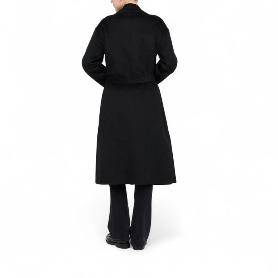 Cappotto donna in lana con cintura