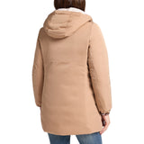 Piumino donna reversibile in nylon antigoccia