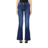 Jeans donna a zampa con dettaglio gioiello