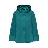 Caban donna in tessuto scuba