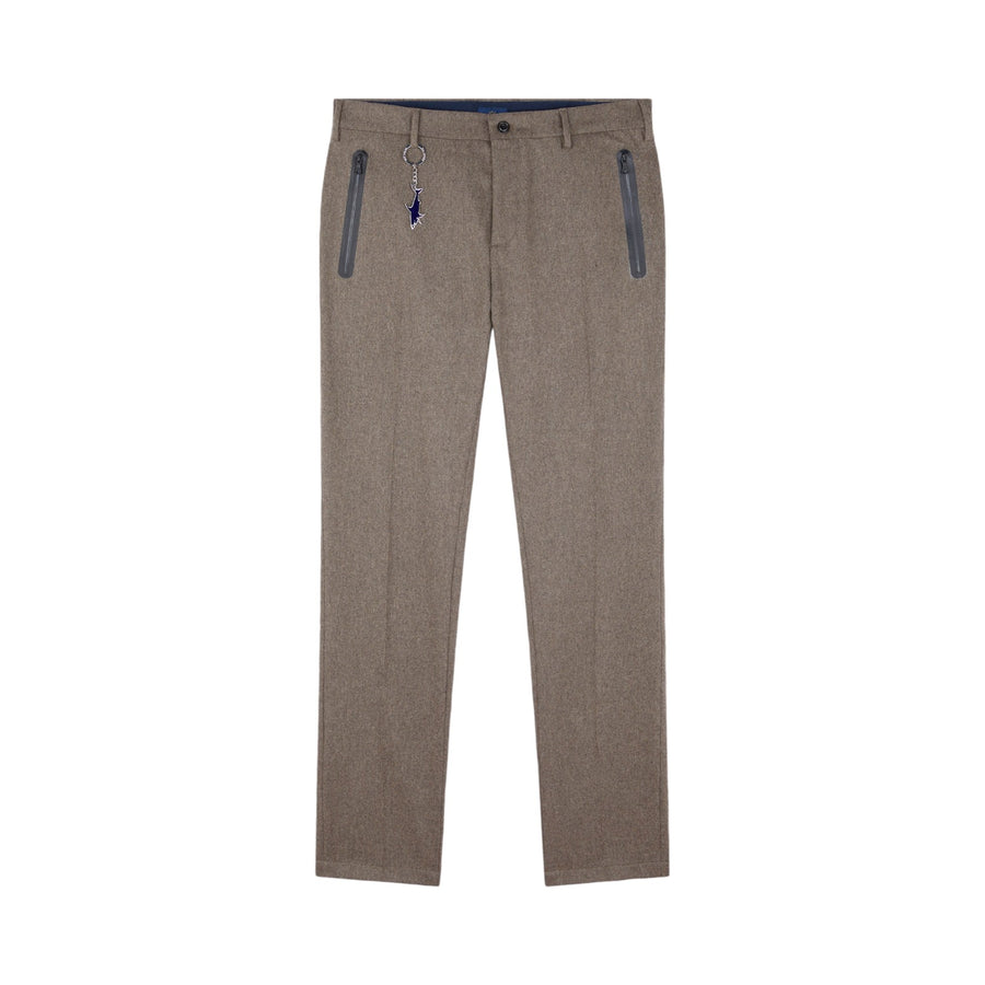 Pantalone uomo chino in lana tecnica