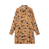 Abito donna corto in viscosa