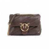 Borsa a tracolla piccola Love Bag Puff in nappa trapuntata