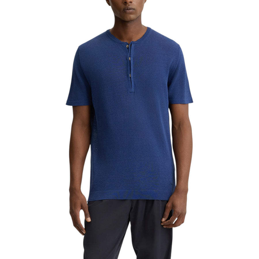 T-shirt uomo in lino e cotone