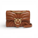 Mini borsa Love Bag Puff Butterfly a tracolla in nappa