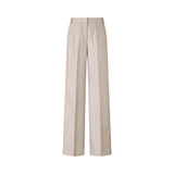 Pantalone donna palazzo in misto lana metal