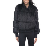 Giubbotto donna bomber fluffy