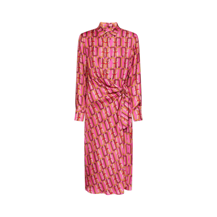 Wrap dress donna stampato