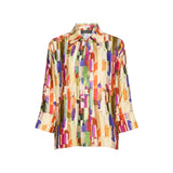 Camicia donna in viscosa stampata