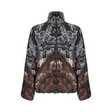 Bomber donna imbottito jacquard Oniric Desert
