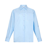 Camicia donna in cotone con strass