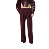 Pantaloni donna in crêpe leggero