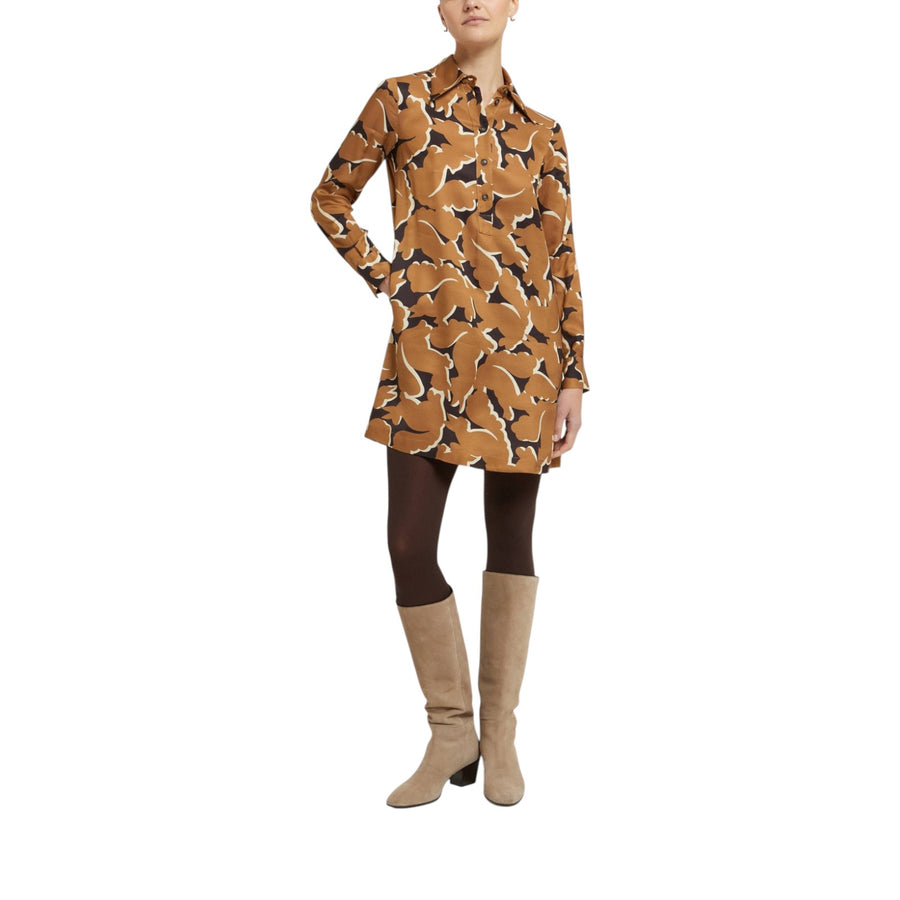 Abito donna corto in viscosa