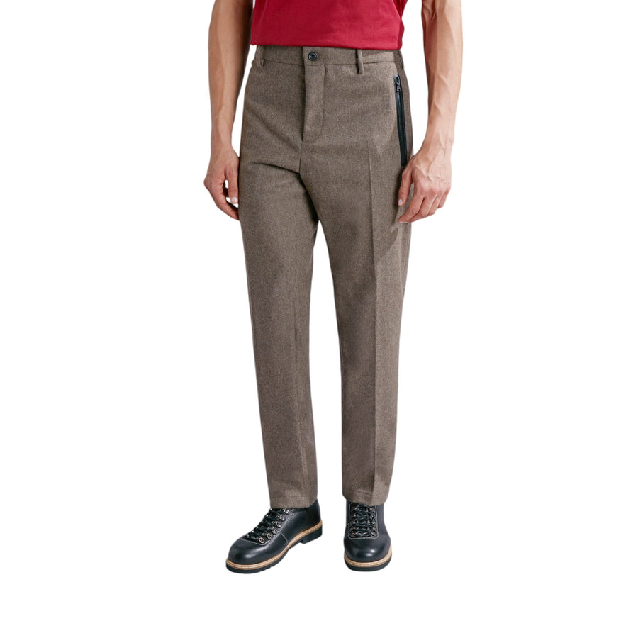 Pantalone uomo chino in lana tecnica