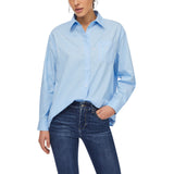 Camicia donna in cotone con strass