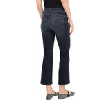 Jeans donna flare cropped