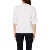 T-shirt donna con applicazioni