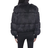 Giubbotto donna bomber fluffy