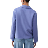 Cappotto donna corto in panno double