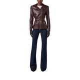 Giacca donna biker in pelle