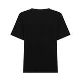 T-shirt donna in cotone con strass