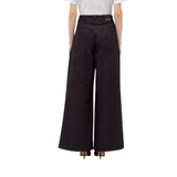 Jeans donna ampi in black denim