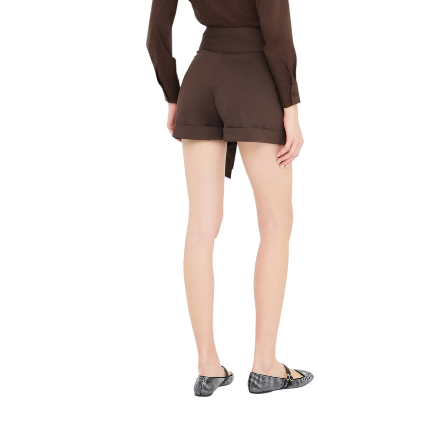 Shorts donna in popeline di cotone