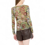 Maglia donna con scollo a V