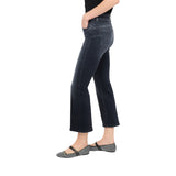 Jeans donna flare cropped