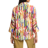 Camicia donna in viscosa stampata